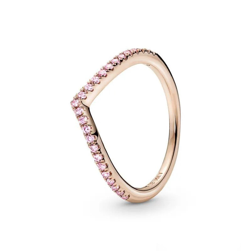 PANDORA Timeless Wish Sparkling Pink Ring, Size 58, With Gift Box