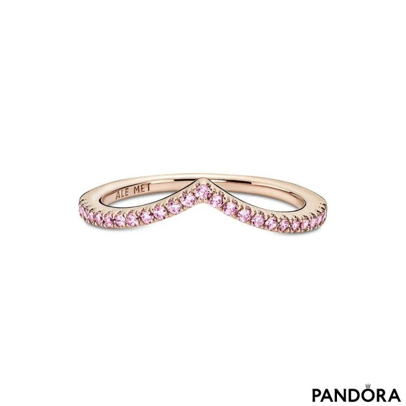 PANDORA Timeless Wish Sparkling Pink Ring, Size 58, With Gift Box