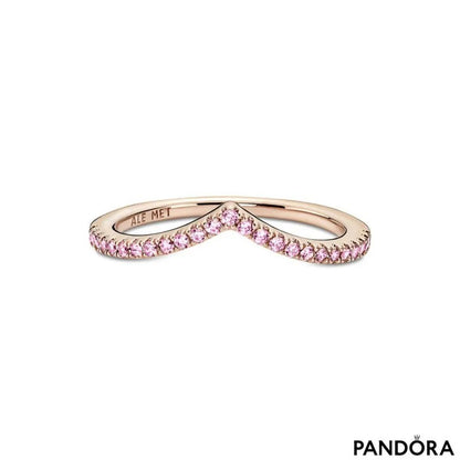 PANDORA Timeless Wish Sparkling Pink Ring, Size 58, With Gift Box