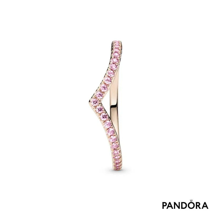 PANDORA Timeless Wish Sparkling Pink Ring, Size 58, With Gift Box