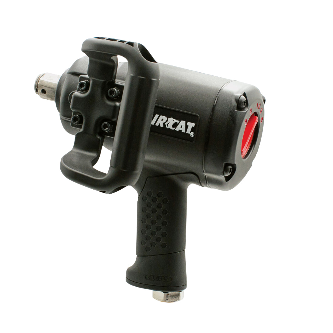 AIRCAT 1870-P 1-Inch Super Duty Composite Pistol Grip Impact Wrench 2,100 ft-lbs