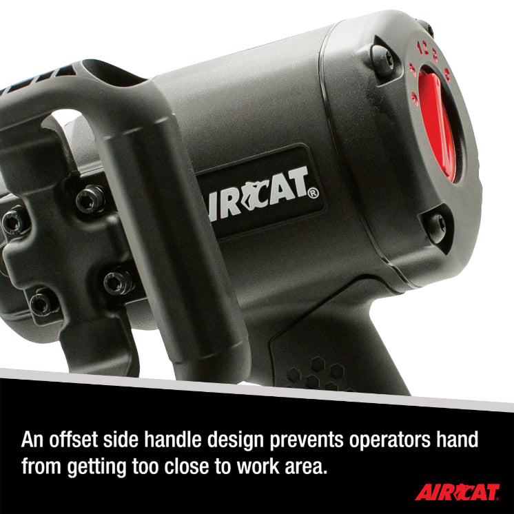 AIRCAT 1870-P 1-Inch Super Duty Composite Pistol Grip Impact Wrench 2,100 ft-lbs