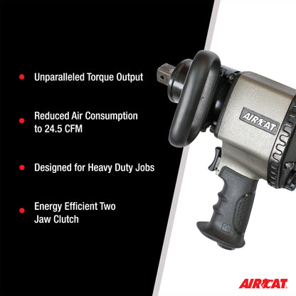 AirCAT 1890-P 1" Ultimate Duty Impact 2-Jaw Mechanism 2000 ft-lb
