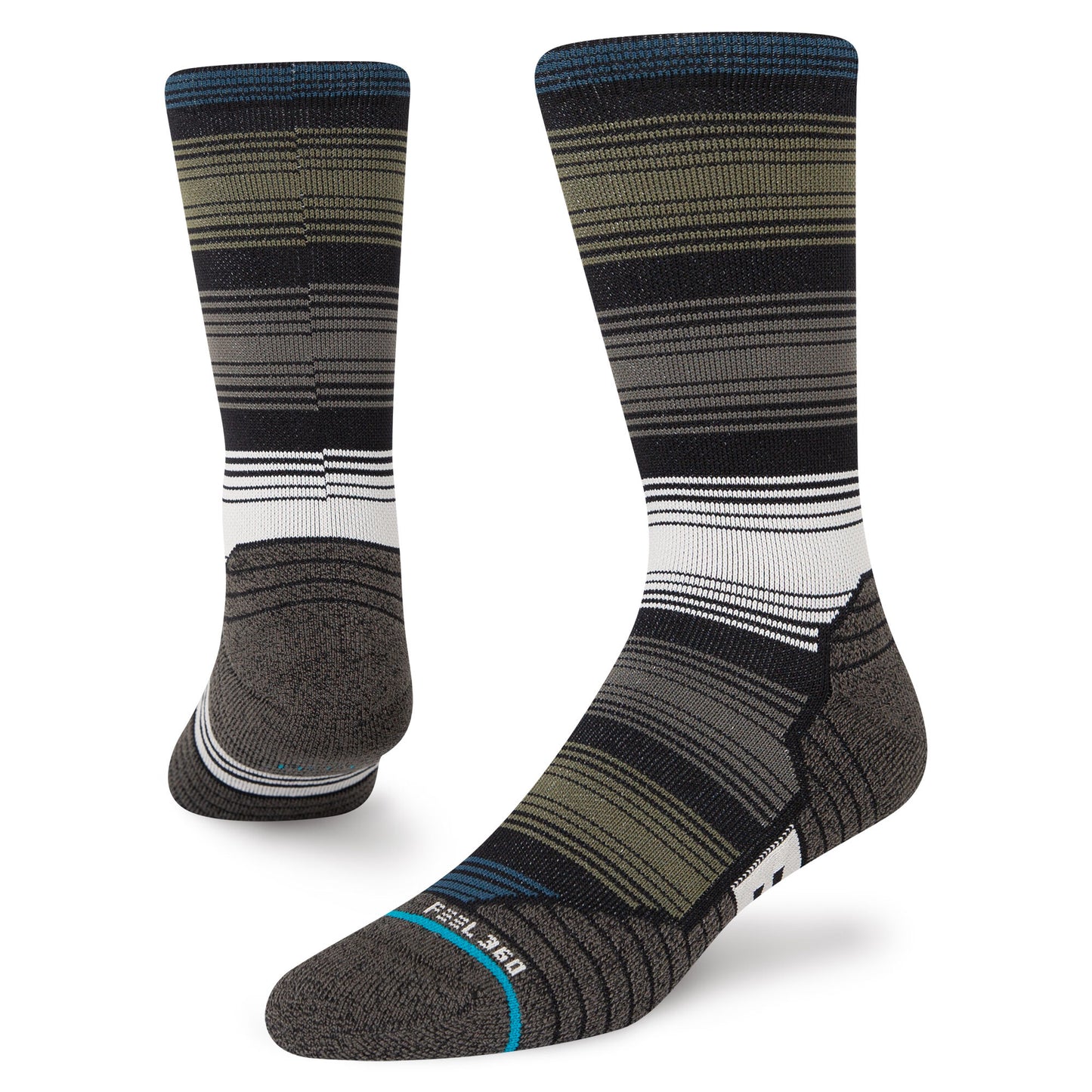 Stance Crew Caliber Socks (Medium, Black)