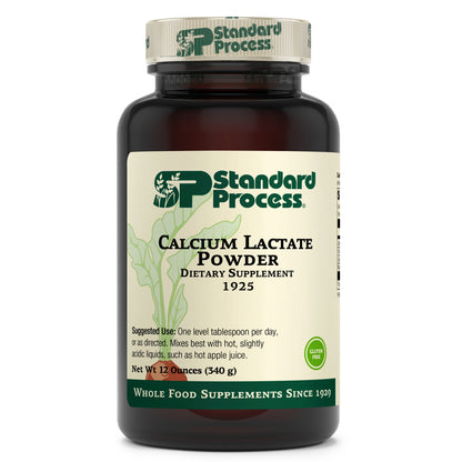 Standard Process Calcium Lactate Powder - Immune Support and Bone Strength - Bone Health and Muscle Supplement with Magnesium and Calcium - 12 Ounces