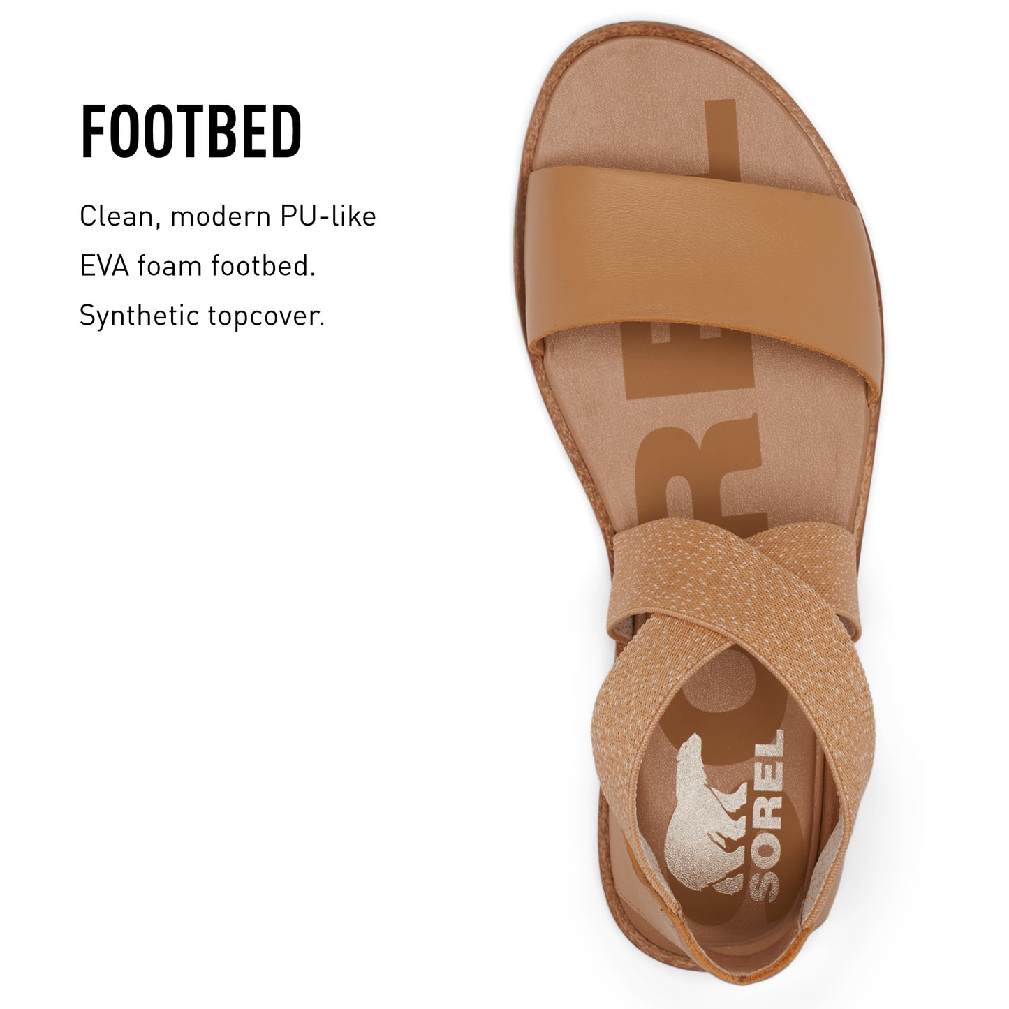 SOREL CAMERON‚Ñ¢ FLATFORM CORD SANDAL Sea Salt, Gum 16, 10