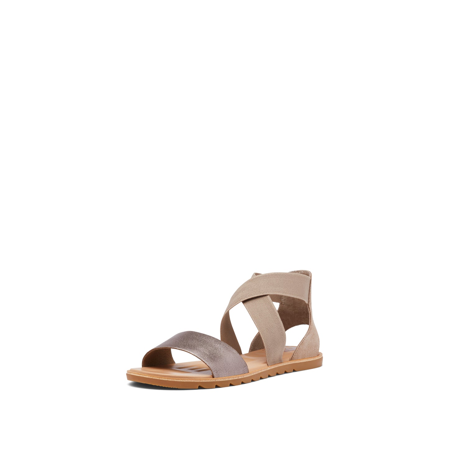 SOREL Women's Ella II Sandals - Ash Brown - Size 10.5