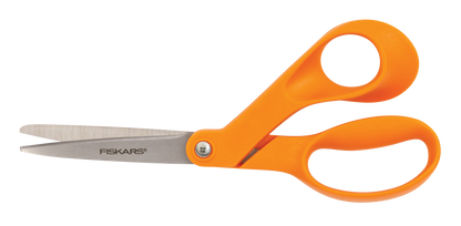 Fiskars 197060-1001 Petite Original Orange-Handled Scissors, 7 Inch, Orange