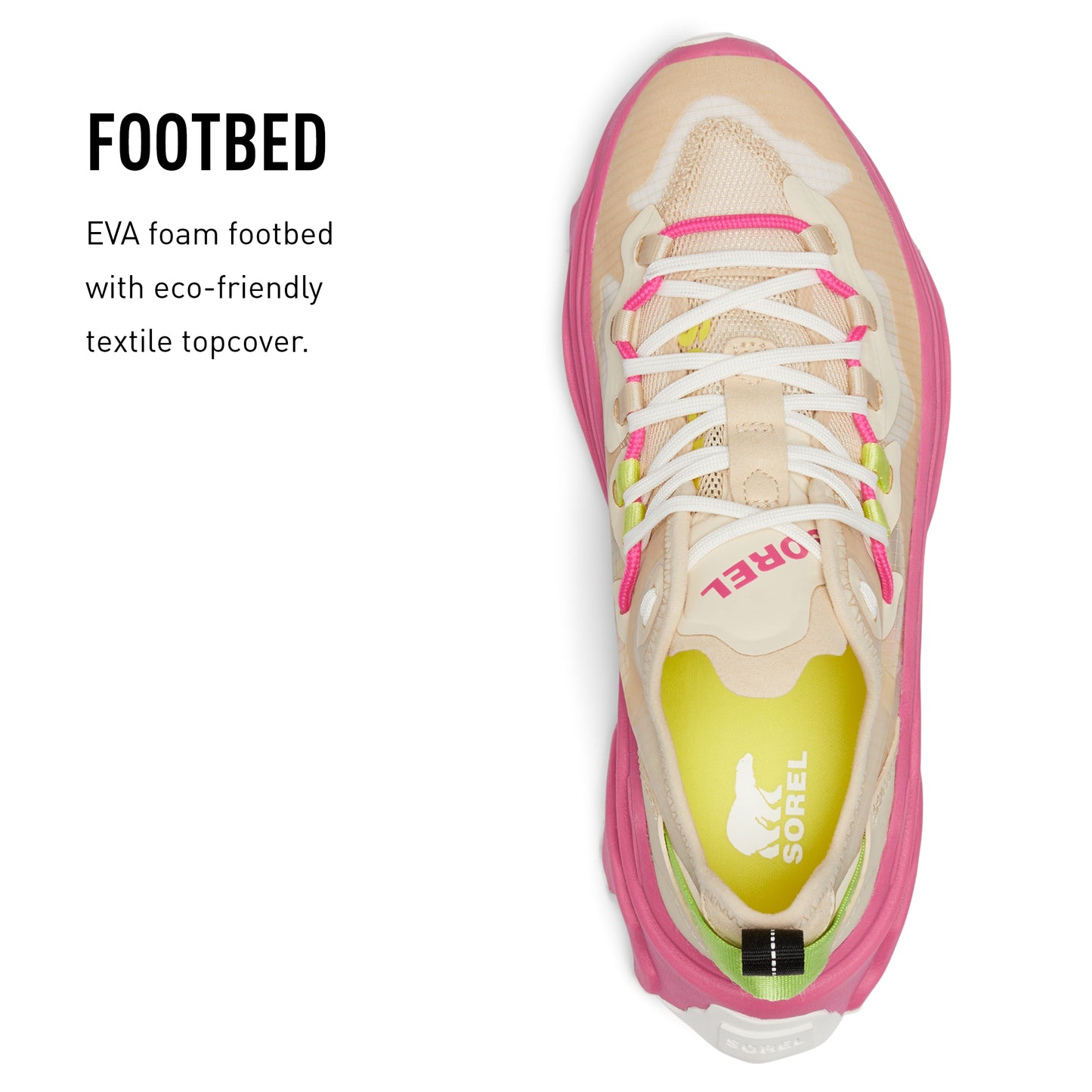 SOREL CAMERON‚Ñ¢ FLATFORM CORD SANDAL Sea Salt, Gum 16, 10