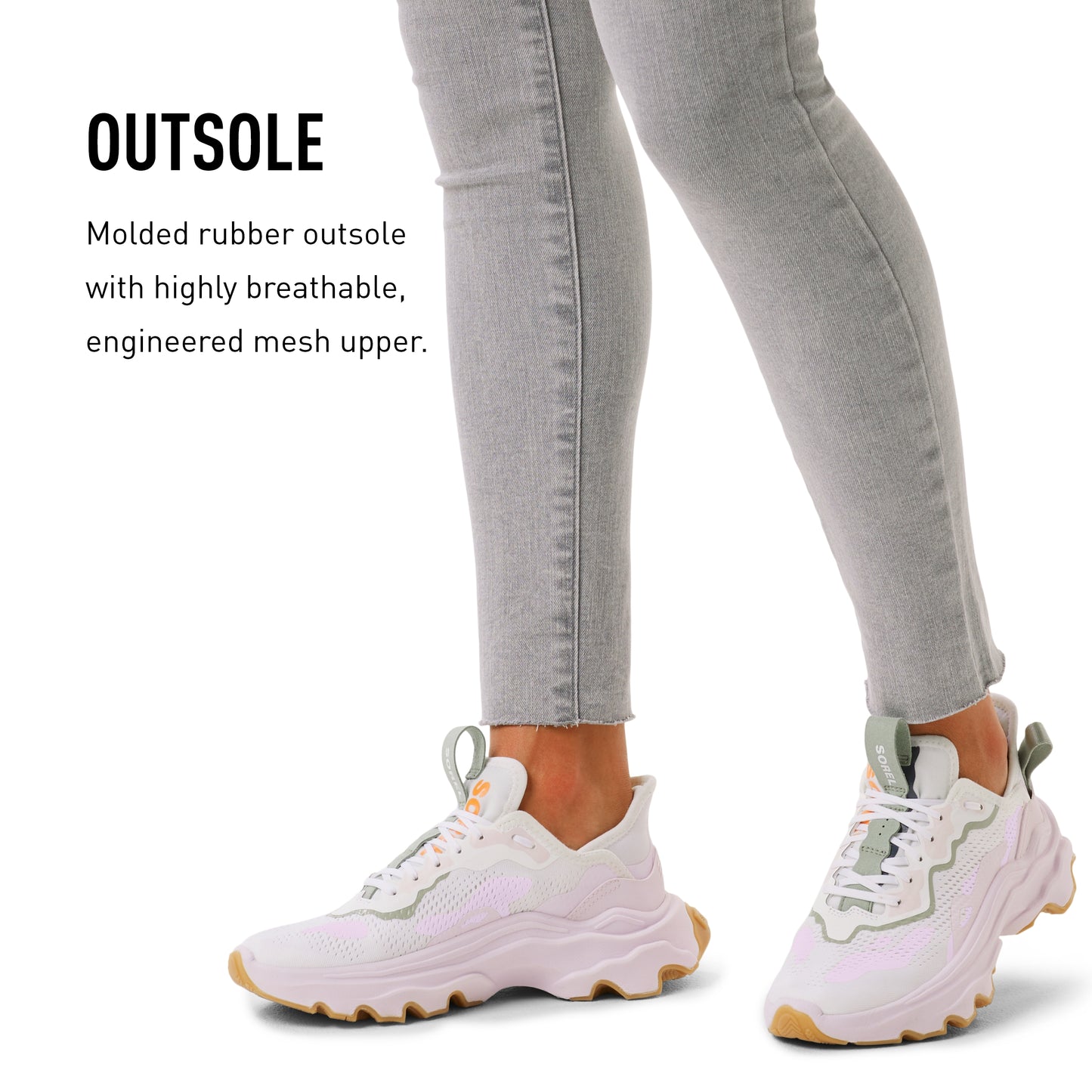 Sorel Women's Kinetic‚Ñ¢ Breakthru Day Lace - Dreamy, White - Size 7