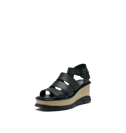 SOREL Women's Joanie III Ankle Strap Sandals - Black, Black - Size 9