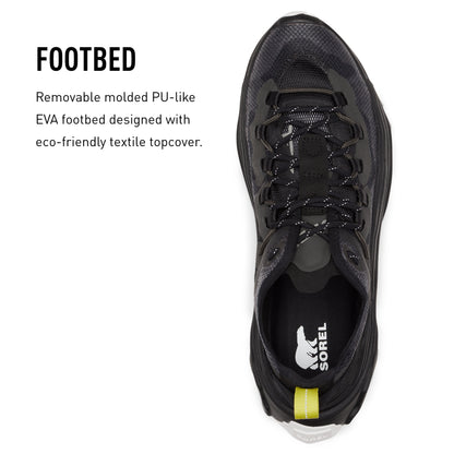 SOREL Men's KINETIC√¢‚Äû¬¢ BREAKTHRU TECH LACE - Black, White - Size 11.5