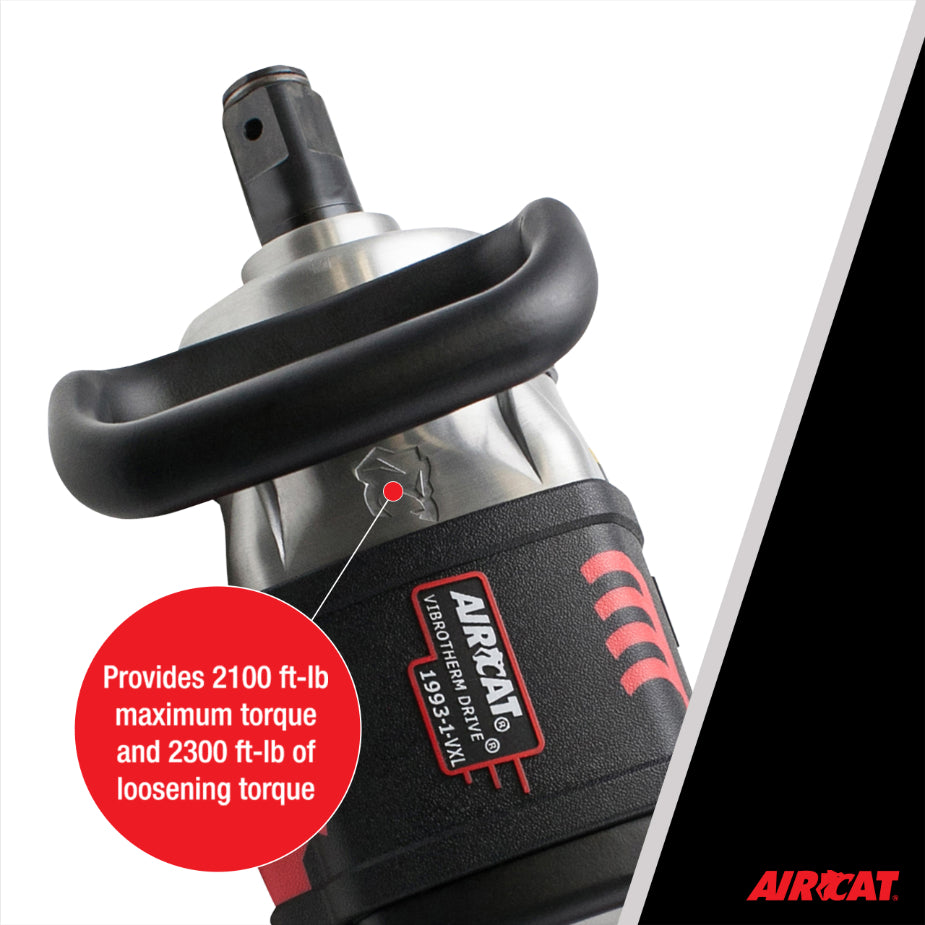 AirCAT 1993-1-VXL 1" VIBROTHERM DRIVE‚Ñ¢ Straight Impact Wrench 2100 ft-lb