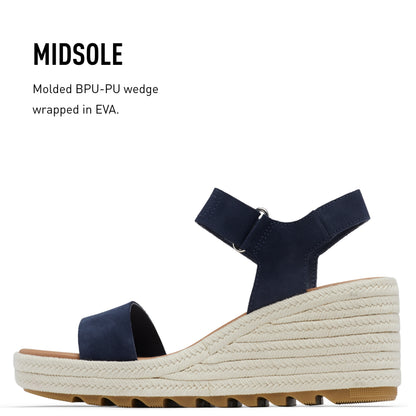 SOREL CAMERON‚Ñ¢ FLATFORM CORD SANDAL Sea Salt, Gum 16, 10