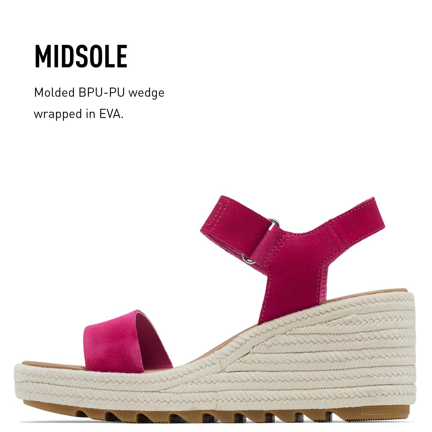 SOREL CAMERON‚Ñ¢ FLATFORM CORD SANDAL Sea Salt, Gum 16, 10
