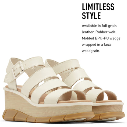 SOREL Women's Joanie III Ankle Strap Sandals - Chalk - Size 7