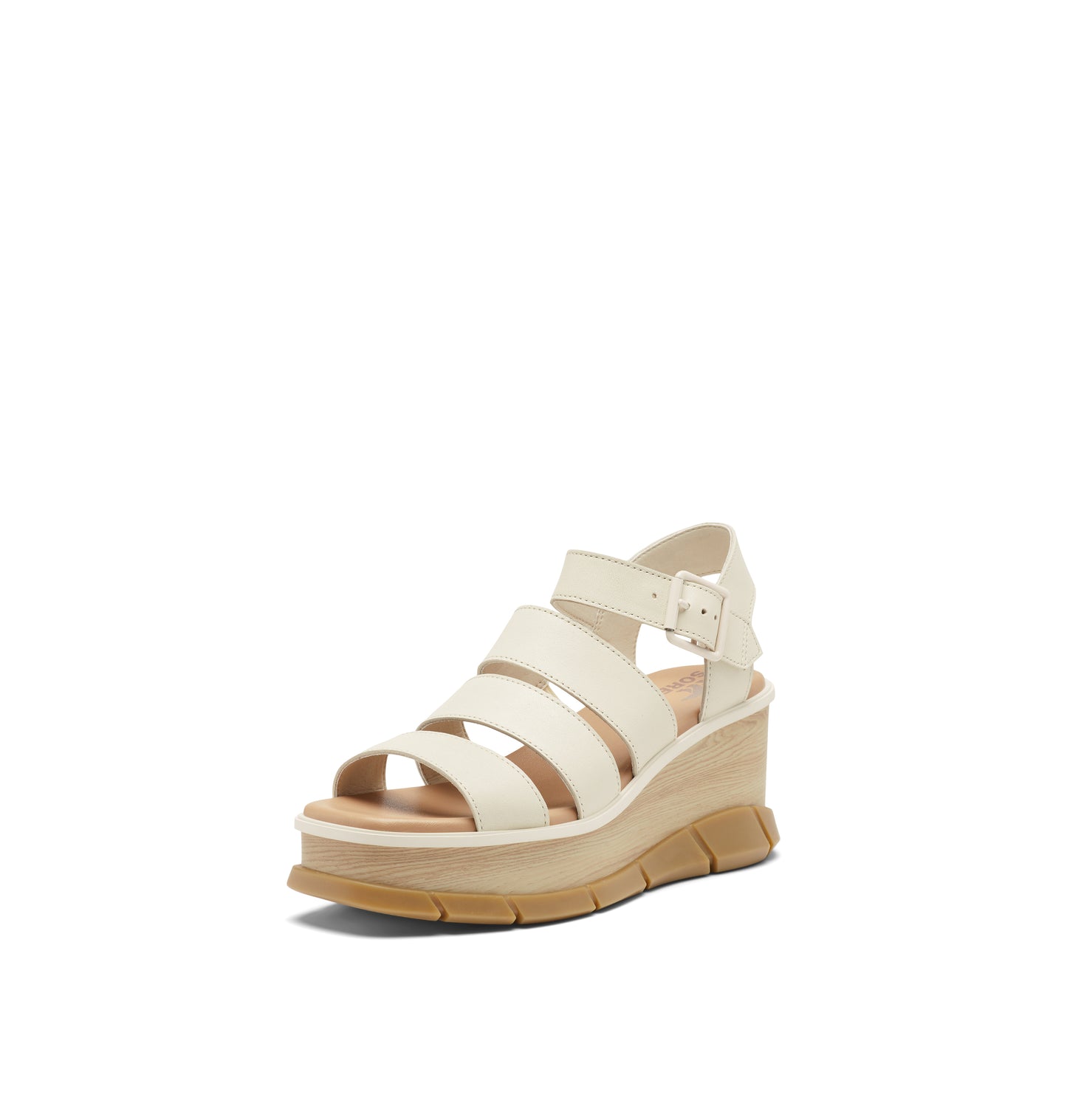 SOREL Women's Joanie III Ankle Strap Sandals - Chalk - Size 7