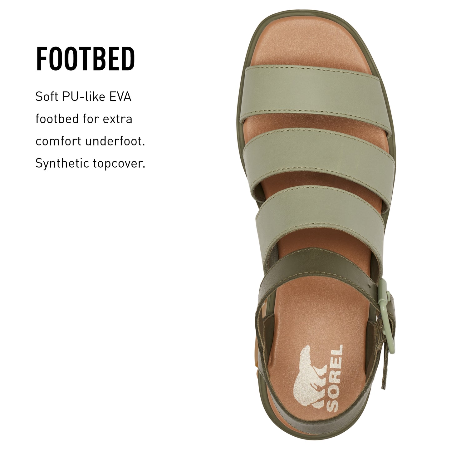SOREL CAMERON‚Ñ¢ FLATFORM CORD SANDAL Sea Salt, Gum 16, 10