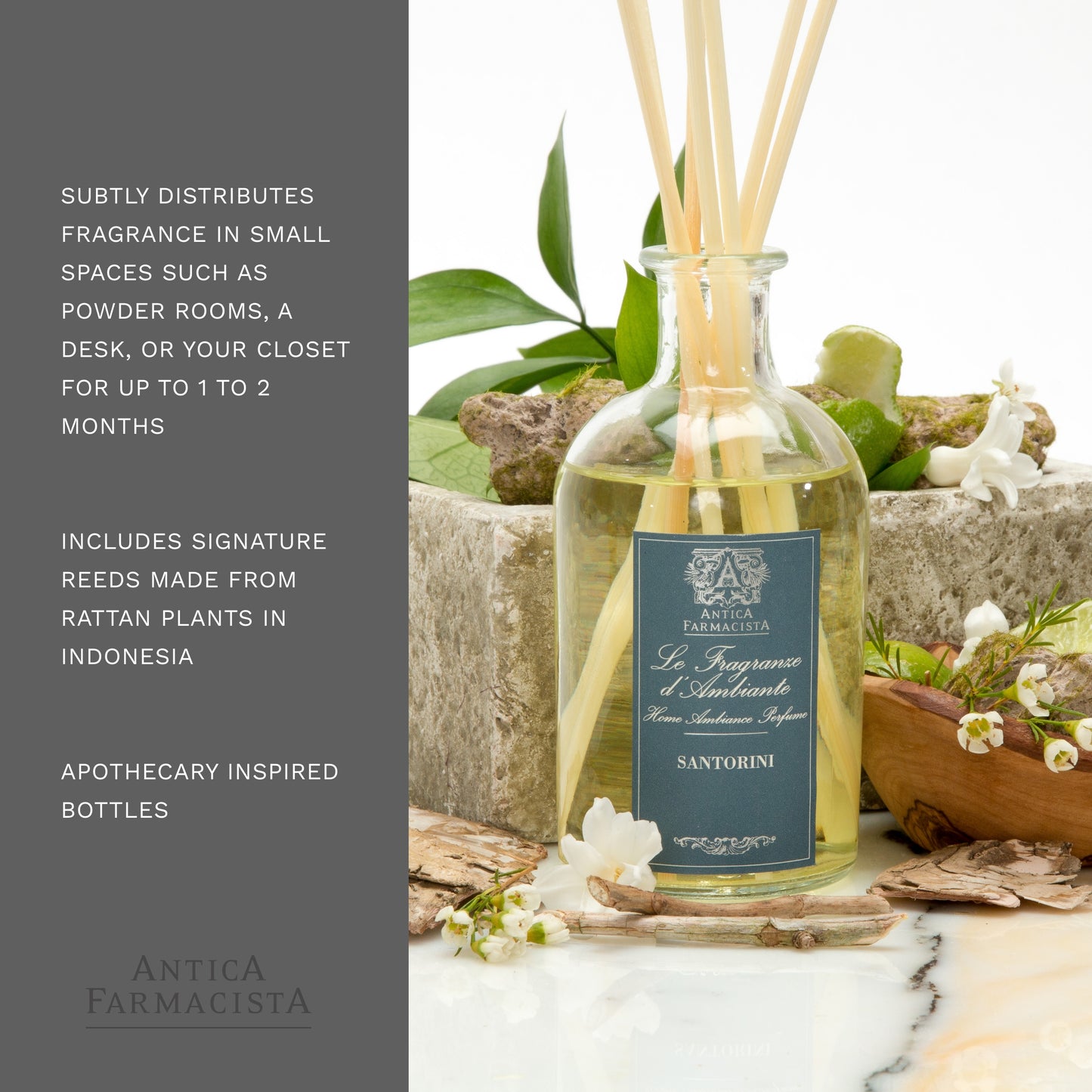 Antica Farmacista Home Ambiance Diffuser, 3.4 Fl Oz, Santorini