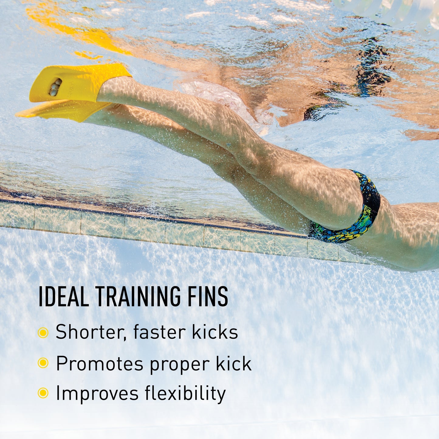 FINIS Zoomers Gold Swim Fins - Size D, Male (5.5-7) Female (6.5-8)