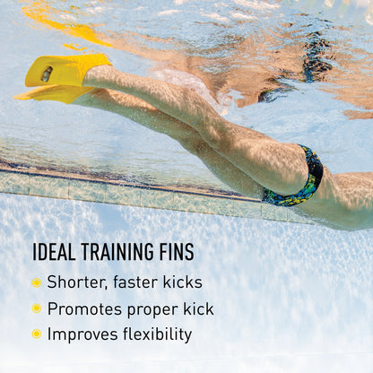 FINIS Zoomers Gold Swim Fins - Size D, Male (5.5-7) Female (6.5-8)