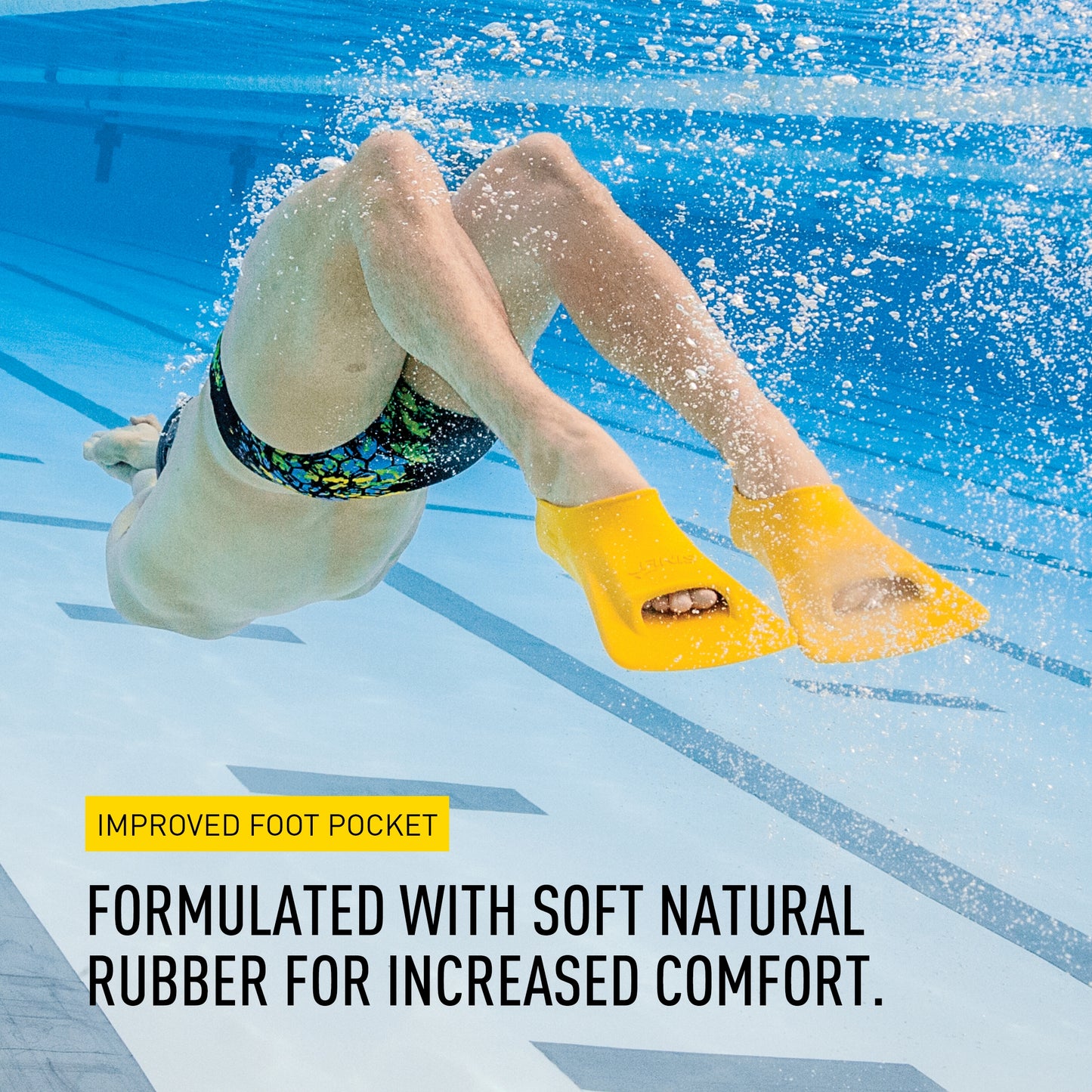 FINIS Zoomers Gold Swim Fins - Size D, Male (5.5-7) Female (6.5-8)
