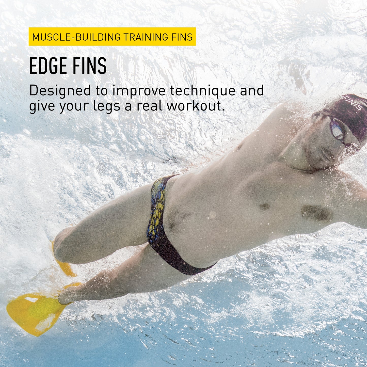FINIS Edge Fins, Medium - Male (7-8) Female (8-9)