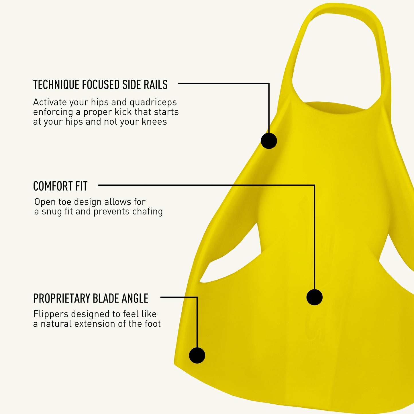 FINIS Edge Fins, Medium - Male (7-8) Female (8-9)