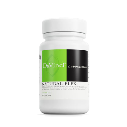 DaVinci Labs Natural Flex - A Glucosamine and Chondroitin Sulfate Supplement to Support Connective Tissue and Joint Functions - Gluten Free - 90 Capsules