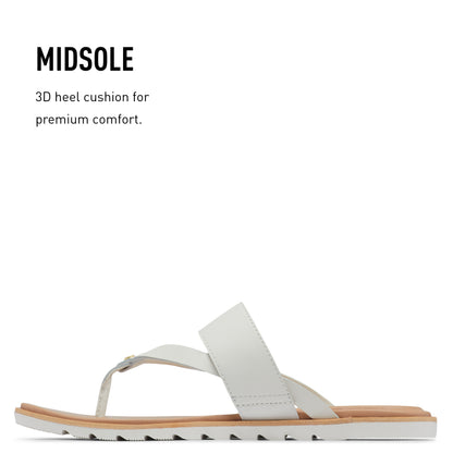 SOREL CAMERON‚Ñ¢ FLATFORM CORD SANDAL Sea Salt, Gum 16, 10