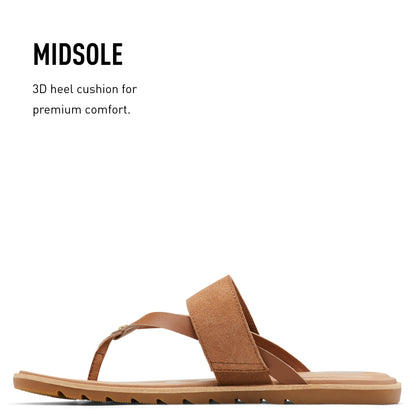 SOREL CAMERON‚Ñ¢ FLATFORM CORD SANDAL Sea Salt, Gum 16, 10
