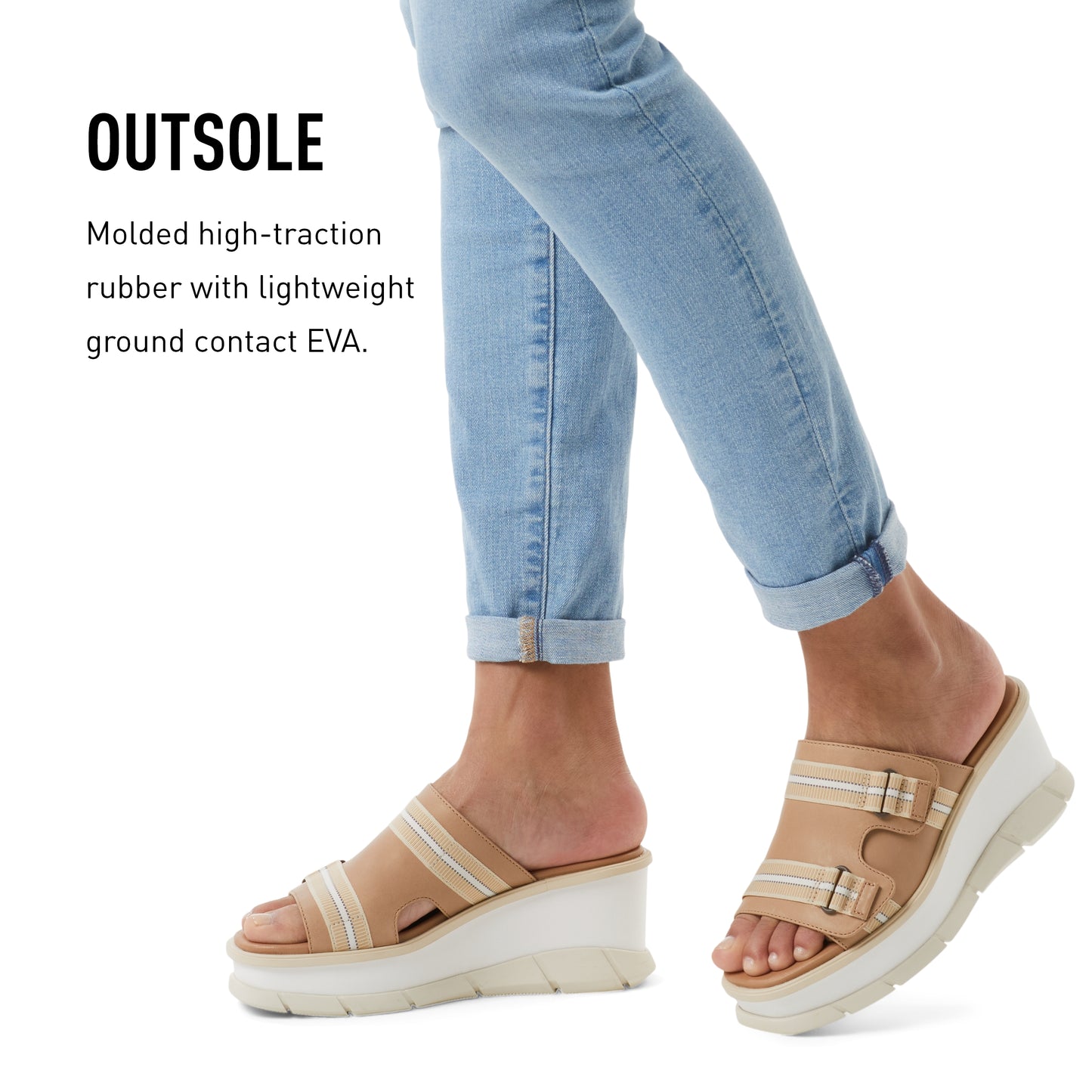 SOREL CAMERON‚Ñ¢ FLATFORM CORD SANDAL Sea Salt, Gum 16, 10