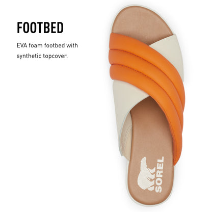 SOREL CAMERON‚Ñ¢ FLATFORM CORD SANDAL Sea Salt, Gum 16, 10
