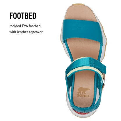 SOREL CAMERON‚Ñ¢ FLATFORM CORD SANDAL Sea Salt, Gum 16, 10