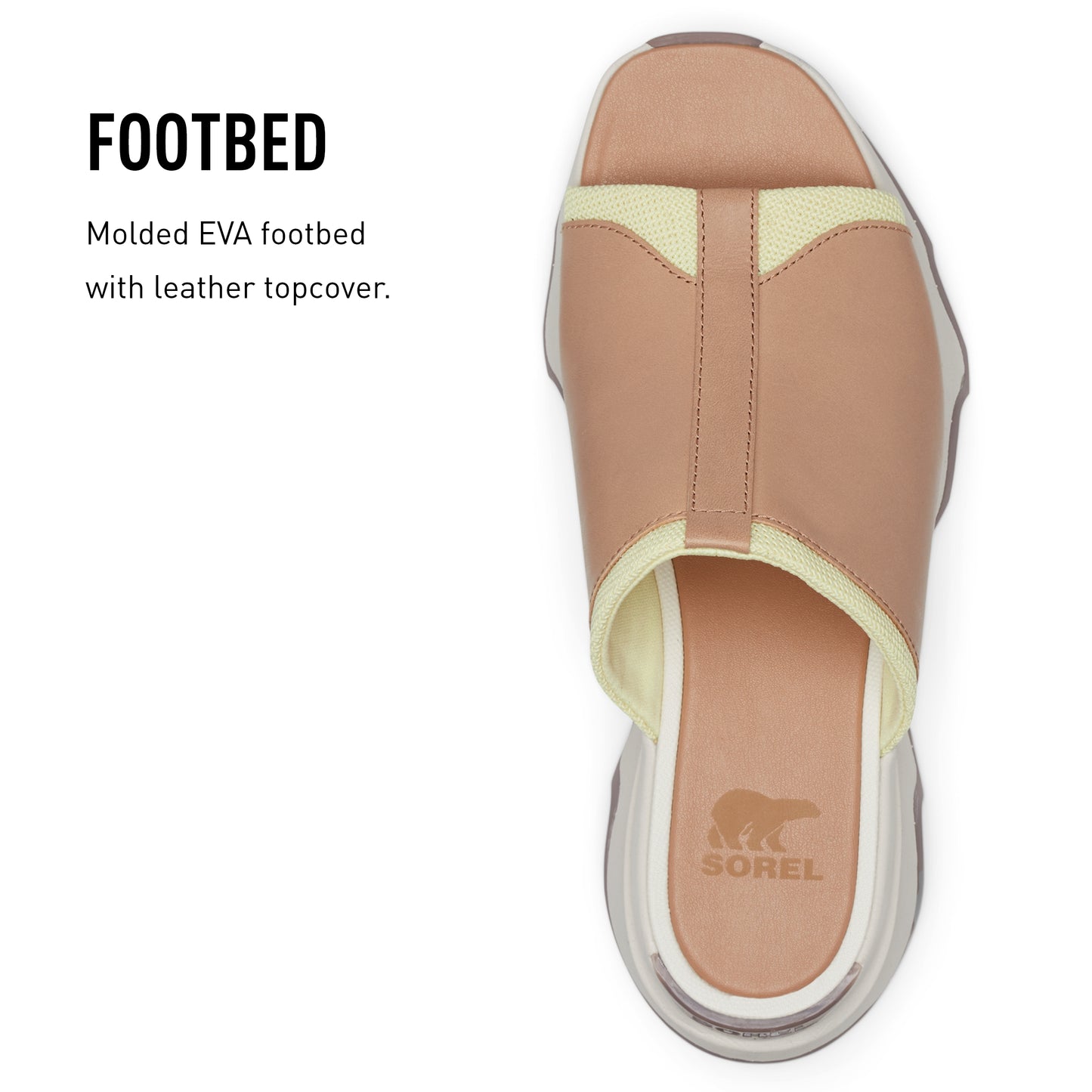 SOREL CAMERON‚Ñ¢ FLATFORM CORD SANDAL Sea Salt, Gum 16, 10