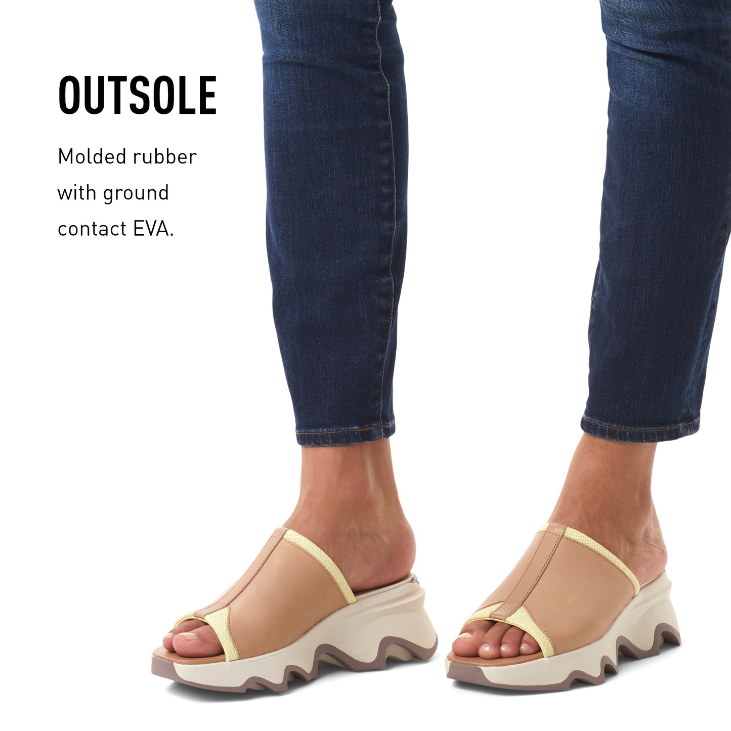 SOREL CAMERON‚Ñ¢ FLATFORM CORD SANDAL Sea Salt, Gum 16, 10