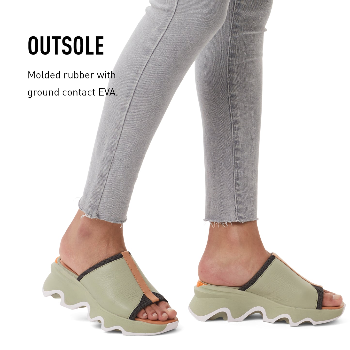 SOREL CAMERON‚Ñ¢ FLATFORM CORD SANDAL Sea Salt, Gum 16, 10