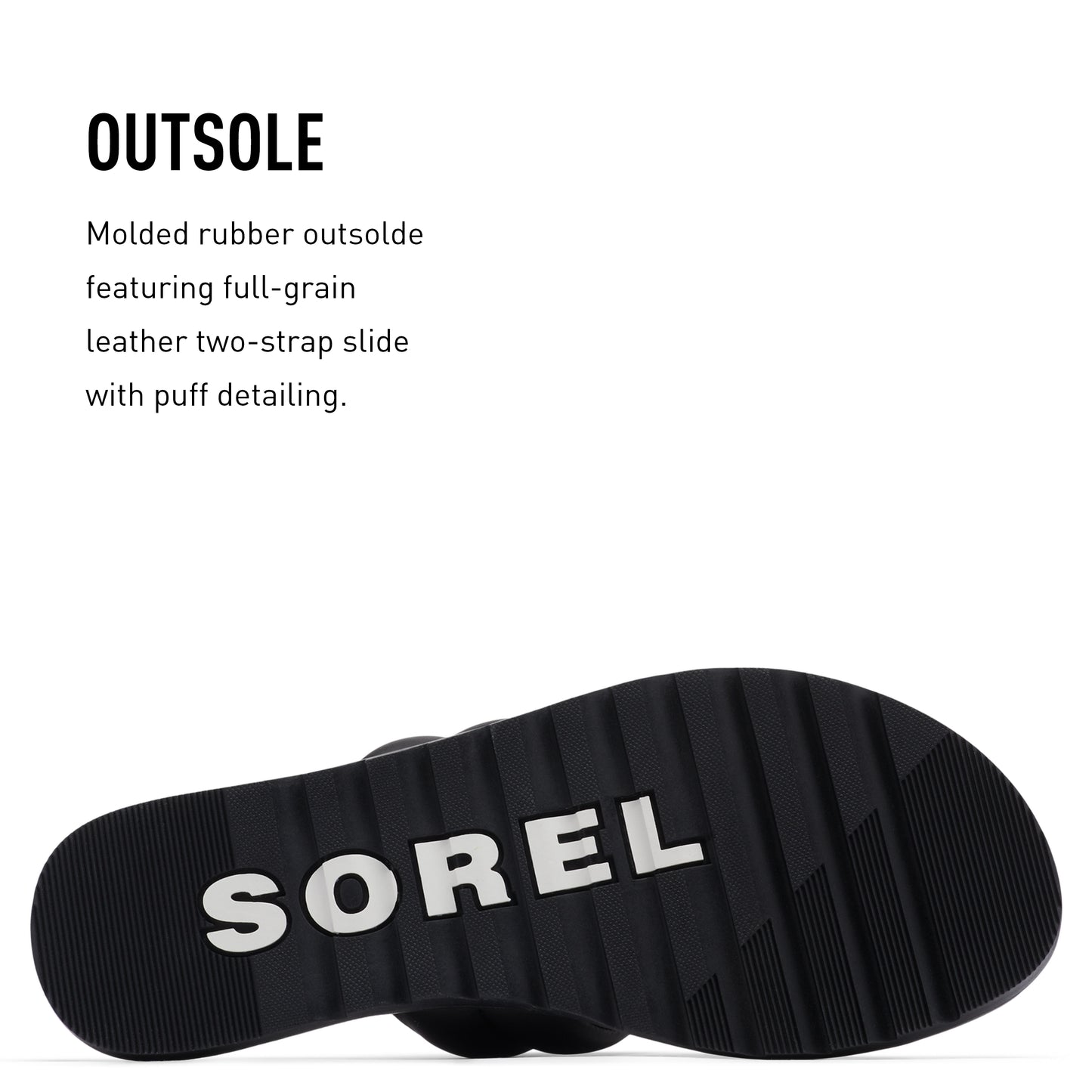 Sorel Women's Ella‚Ñ¢ Ii Puff Slide - Black, Sea Salt - Size 5.5