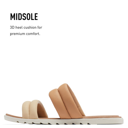 SOREL CAMERON‚Ñ¢ FLATFORM CORD SANDAL Sea Salt, Gum 16, 10