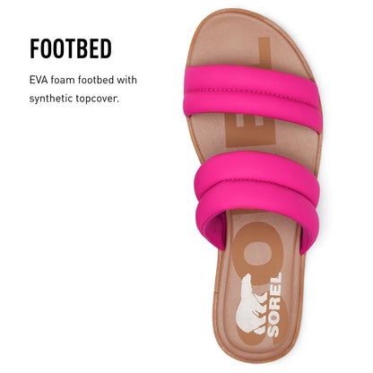 SOREL CAMERON‚Ñ¢ FLATFORM CORD SANDAL Sea Salt, Gum 16, 10
