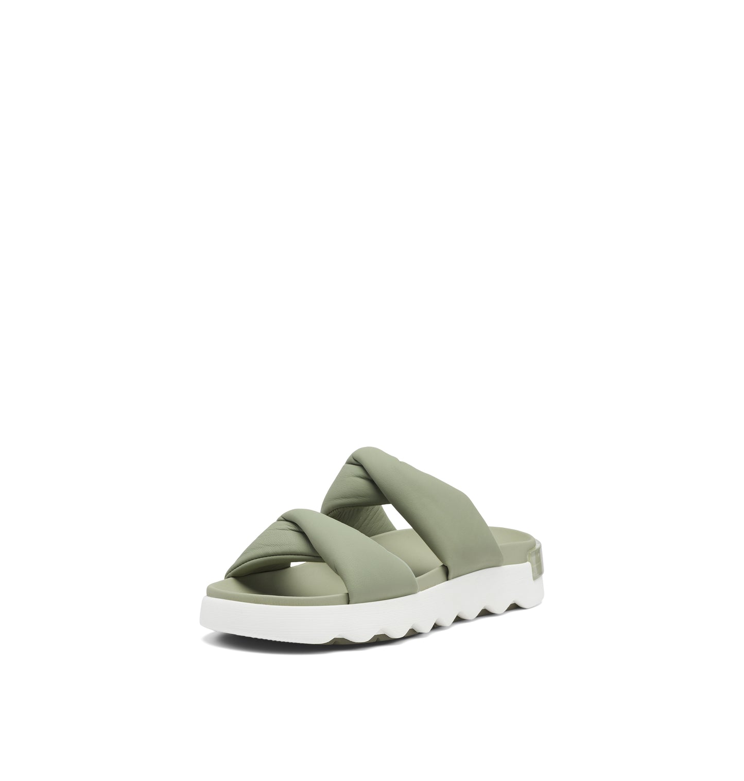 Sorel Women's Viibe‚Ñ¢ Twist Slide - Safari, Stone Green - Size 5