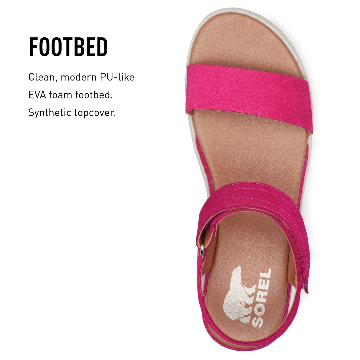 SOREL CAMERON‚Ñ¢ FLATFORM CORD SANDAL Sea Salt, Gum 16, 10