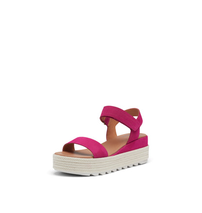 SOREL CAMERON‚Ñ¢ FLATFORM CORD SANDAL Sea Salt, Gum 16, 10