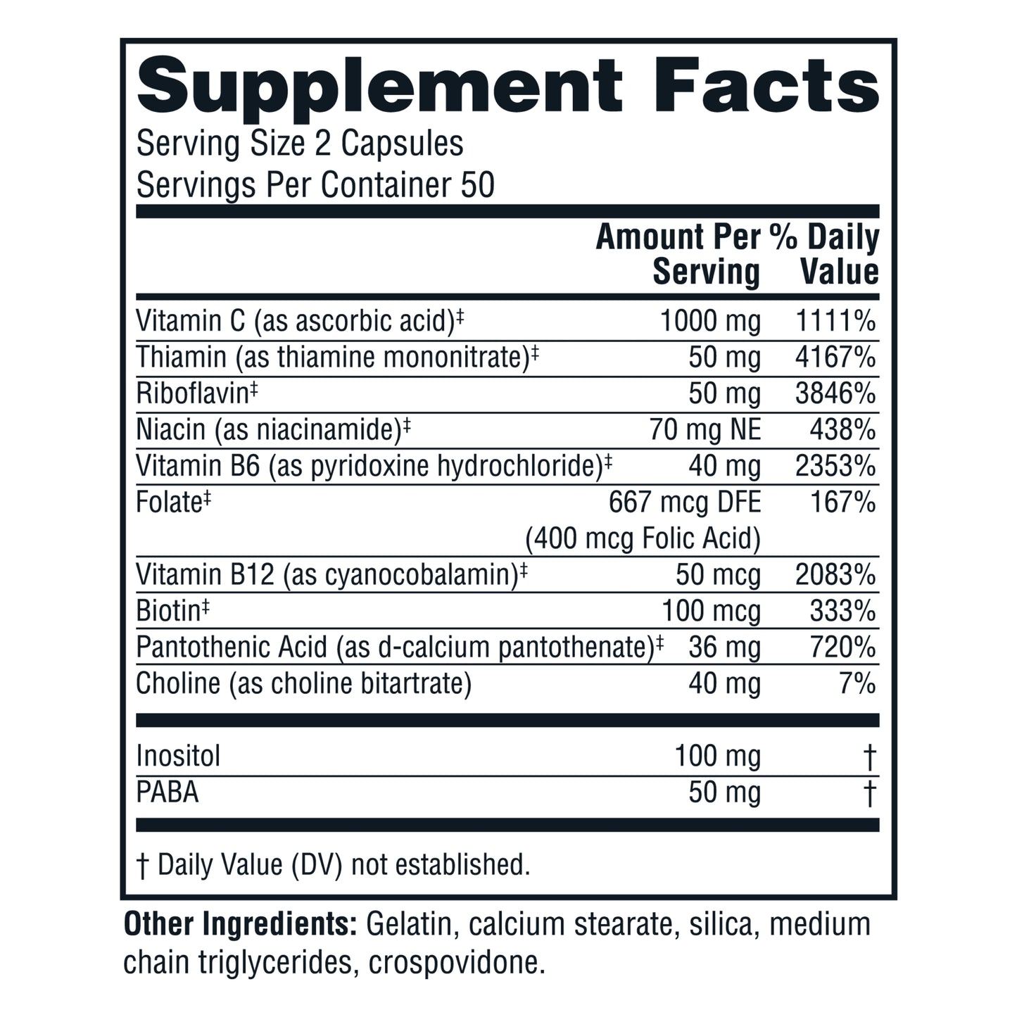 TWL Stress B-Complex Caps 100 (Pack of 2)