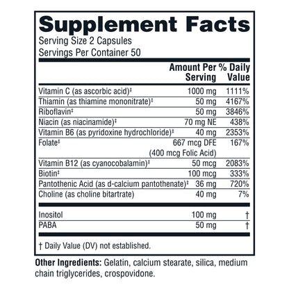 TWL Stress B-Complex Caps 100 (Pack of 2)