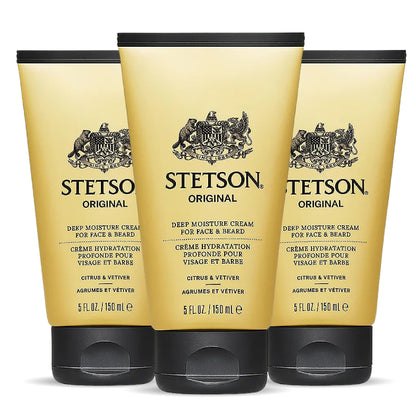 SCENT BEAUTY Stetson Original Deep Clean Face & Beard Wash 3 Pack