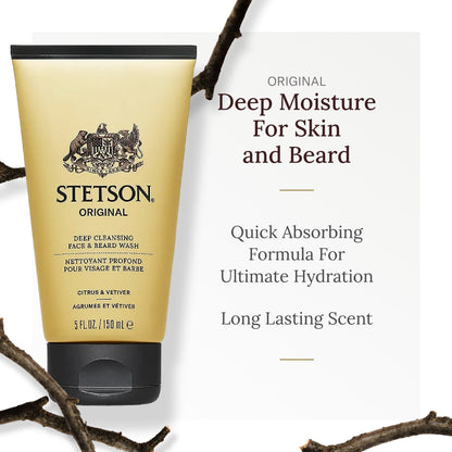 SCENT BEAUTY Stetson Original Deep Moisture For Face & Beard 3 Pack
