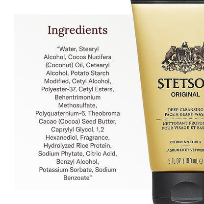 SCENT BEAUTY Stetson Original Deep Moisture For Face & Beard 3 Pack