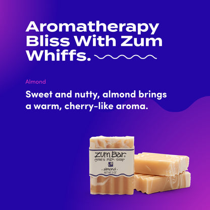 Zum Bar Goat's Milk Soap - 3 oz (6 Pack) - Almond
