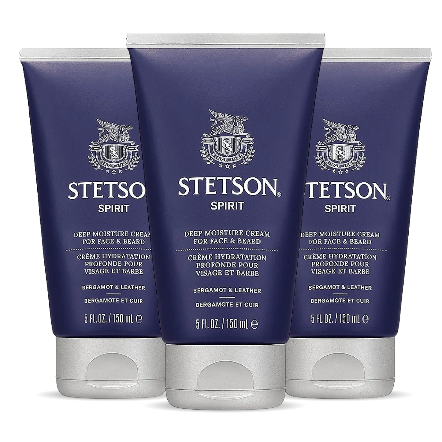SCENT BEAUTY Stetson Spirit Deep Moisture For Face & Beard 3 Pack